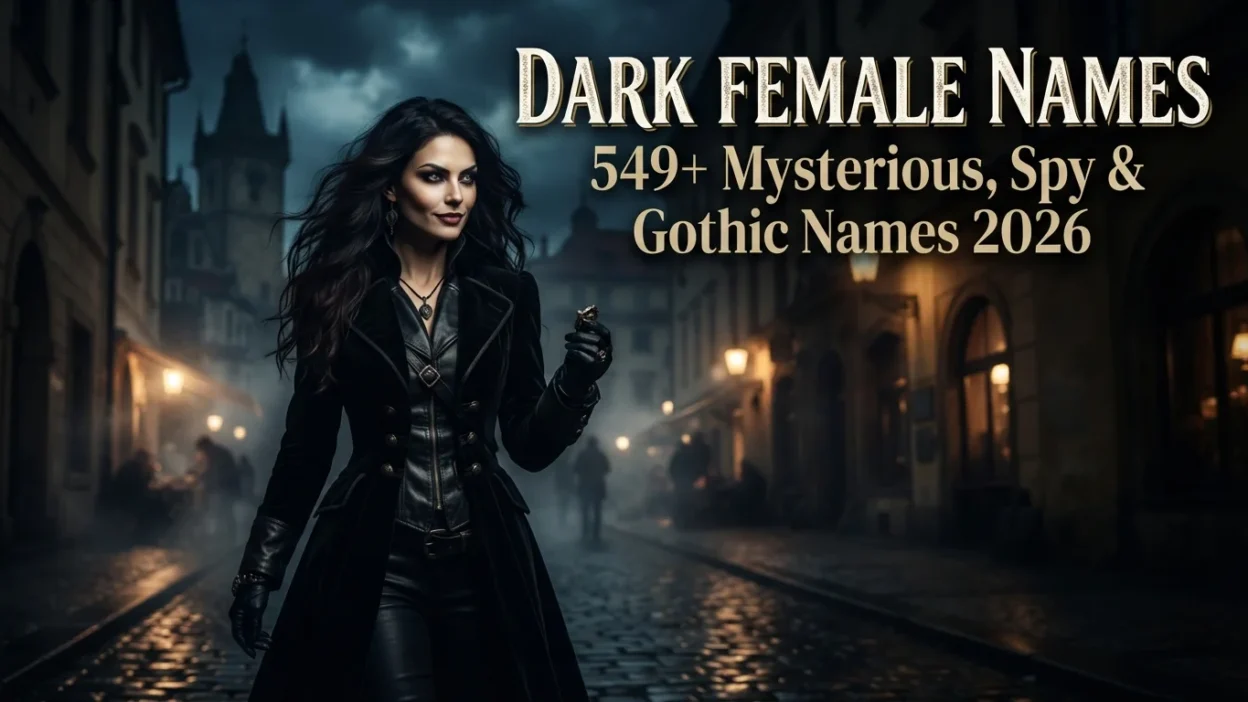 549+ dark female names with mysterious, spy, gothic, and powerful ideas for 2026