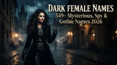 549+ dark female names with mysterious, spy, gothic, and powerful ideas for 2026
