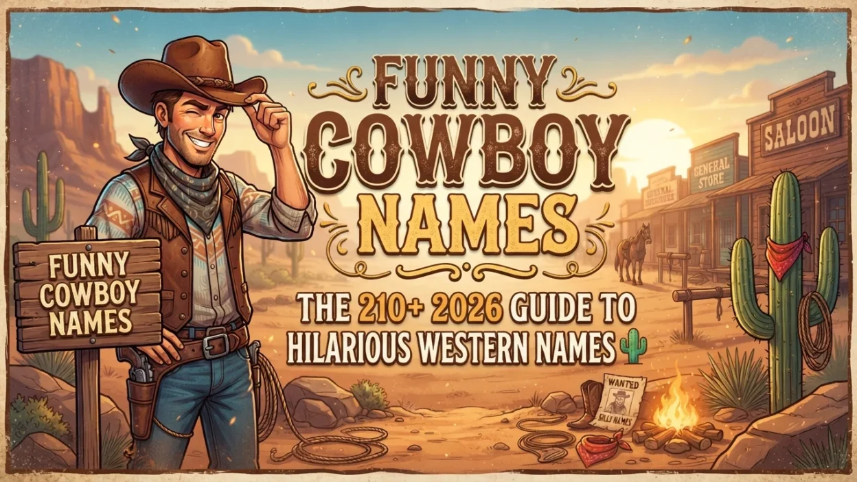 Funny cowboy names with 210+ hilarious Western ideas for 2026