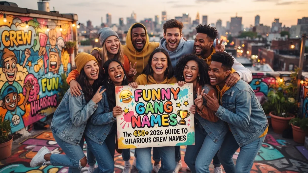 Funny gang names with 450+ hilarious and creative crew name ideas for 2026