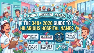 Funny hospital names with 340+ hilarious ideas for 2026