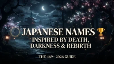 469+ Japanese names inspired by death, darkness, rebirth and mysterious themes for 2026