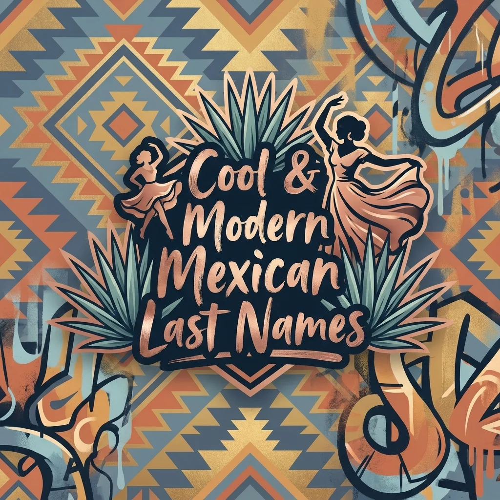 Cool and modern Mexican last names featuring stylish, popular, distinctive, and culturally inspired surname ideas