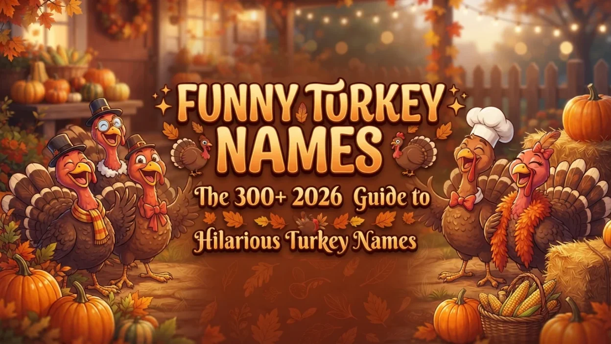 Funny turkey names with 300+ hilarious ideas for 2026